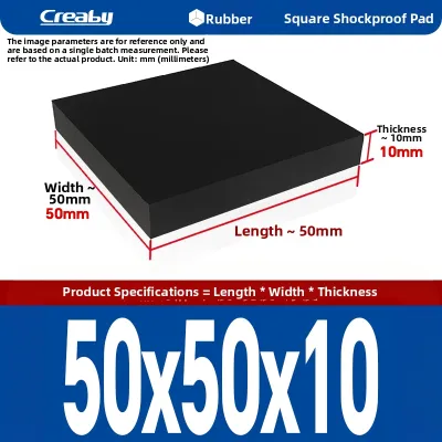Creaby | Vibration Damping Shock Absorbing Wear Resistant Rubber Pad