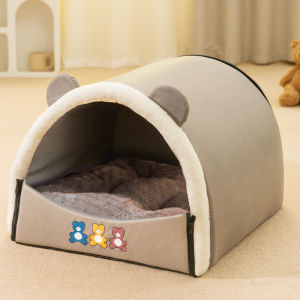 hipidog | Removable Washable Cat House All Seasons Warm Winter Closed Style Small Dog Bed Popular Cat Mat For Kittens Hipidog Brand