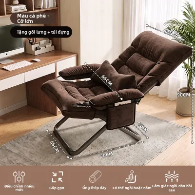 FENGZHAOHUANG | Ghế Sofa Lười Gấp Gọn Có Tựa Lưng Dùng Cho Văn Phòng Gia Đình