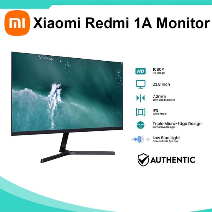 Xiaomi 1A Redmi Monitor 23.8 Inch 1080p HD IPS 75Hz Computer Display ...