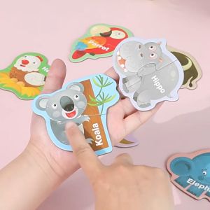 Cute Magnet Letter Alphabet Number ABC 123 Vehicle Animal Puzzle Early Education Toys for Kids - Mainan Kanak Budak Perempuan Lelaki - 儿童早教磁力26个字母动物数字贴纸3至6岁幼儿园认知益智玩具 Magnetic Puzzles - Lazada