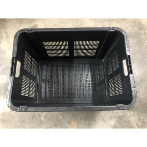 Large Capacity Black Heavy Basket Industrial Basket Vegetable Basket Fruit Basket Household Business 1804