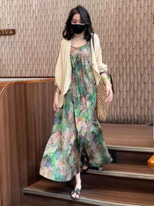 Fashionable Long Strapless Dress Set Womens Spring Summer New Style Loose Slimming Skirt Two Piece Set Elegant Sensation