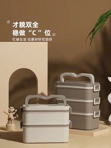 Hộp cơm giữ nhiệt 2& 3 tầng cao cấp Healthy & Delicious. Hộp cơm văn phòng giữ nhiệt INOX 304 TVGHousewares