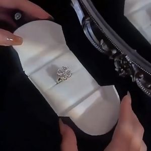 【COD/Ready Stock】cincin titanium anti lunturCincin pelindung keberuntungan semanggi berdaun empat berlian penuh dapat diputar Cincin fashion wanita Perhiasan wanita sederhanaKualitas terbaik dan gaya terbaru★ Cats In Life ★