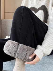 QIAOXIZI | Winter Thickened Woolen Wide Leg Pants