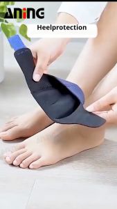 1 คู่เจลป้องกันส้นเท้าซิลิโคนระบายอากาศแผ่นส้นเท้าคัพปวดส้นเท้าปกส้น