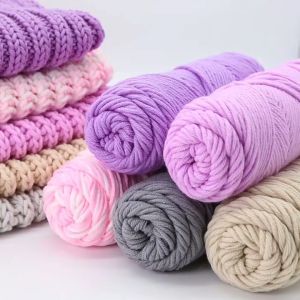 Len Cotton Love 100g Sợi 3mm Len Sợi Đan Móc sợi to thích hợp đan khăn