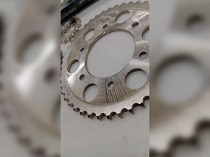 Sprocket Chain set RAIDER150 428-110L MADE IN THAILAND chrome chain NGO