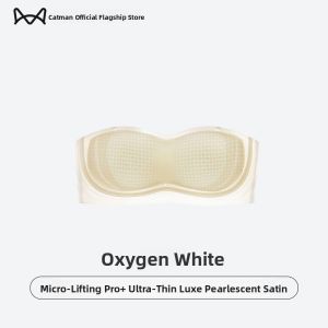 Miiow | Wireless Strapless Bra Womens Summer Thin Invisible Traceless Sports Leisure Style Nylon One-piece Design Breathable Cool Feeling