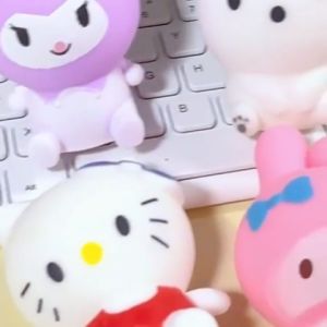 TAIYO Mainan Anak Squishy Cinnamoroll Sanrio Lotso Bubble Karakter Decompression Pinch Stress Release