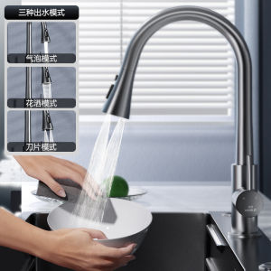 HIGOLD Faucet: Triple Function Pull-out Faucets & Different Water Dispensing Modes