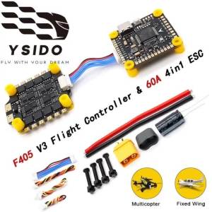 Bộ Điều Khiển Bay YSIDO F405 F722 Stack 2-6S Với ESC 60A 80A 100A Dành Cho Máy Bay Không Người Lái Đua FPV Phụ Kiện Điều Khiển Từ Xa RC