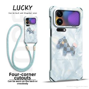 Mi 17 Phone Case Compatible Xiaomi 17promax 17pro 17Max 15 Liquid Silicone Crossbody Strap Full Coverage