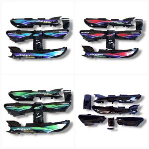 Cover Bodi Set Box Aki dan Panel Honda Astrea Grand Sabit Legenda Tahun 1994 - 1997 Warna Merah Biru Hijau