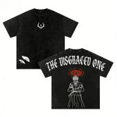 Bandai | Sukuna The Disgraced One T Shirt Jujutsu Kaisen Men Acid Wash Mahoraga Wheel Anime Graphic Streetwear Shinjuku Showdown Top