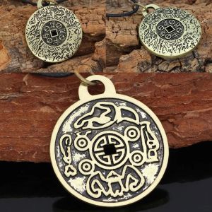Kalung Fengshui Desain Liontin Money Amulett Lucky Gaya Thai Vintage
