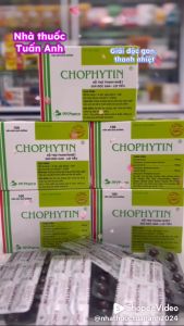 Viên uống Hỗ trợ thanh nhiệt giải độc gan lợi tiểu Chophytin H/100v (Hộp)