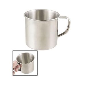 Ca Uống Nước Inox 7cm Có Quai Ly Cốc Làm Đá Đa Năng