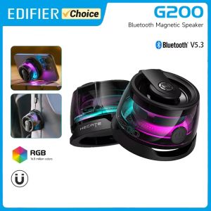 Edifier Portable Bluetooth Speaker HECATE G200 RGB Lighting Magnetic Speaker BT5.3 Mini Sound Box 7 Hours Playback Phone Holder