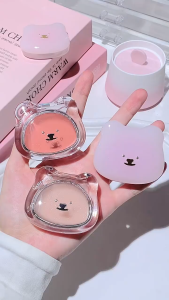 LEEMEMBER Blusher Cream Blusher Jelly Water Glow Blush Moisturizing Long-Lasting