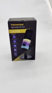 IRIN | Wireless Microphone System 2 Pack RGB Light Handheld Dynamic Mic with Rechargeable Receiver for Karaoke Party Church Wedding