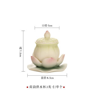 Gốm Sứ Trung Quốc Hoa Sen Cốc Nước Sử Dụng Tại Nhà Phật Hội Trường Thánh Cốc Nước Nhiều Màu Sắc Trang Trí Vật Trang Trí Cho Phật Giáo Thờ Phượng
