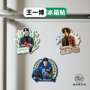 Magnetic Fridge Magnet Racing Car Fashion Week 85 Driver Track Safety Buxiaomuseum Acrylic Brooch Pin in Stock Anime Cartoon