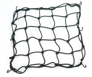 Cargo Net Rubber Net Luggage Net 30 X 30 Bike Scooter Bicycle Net Carrying Net Touring Net Black