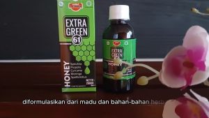 Extra Green 61 Ath-Thoifah Madu Hijau Obat Maag Gerd Lambung Kronis dan Pencernaan