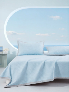 MENDALE | Machine Washable Ice Silk Summer Air Conditioning Bed Sheet Set