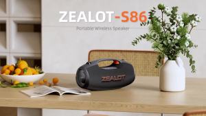 ZEALOT-S86 60W Wireless Speaker | 8000mAh Battery 360° Surround Sound RGB Light Perfect Gift for Music Lovers