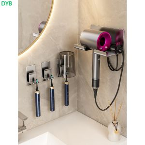 Japan Toothbrush Rack Cup Holder Punch-Free Bathroom Wall-Mounted Gargle Cup Rack Electric Toothbrush Holder