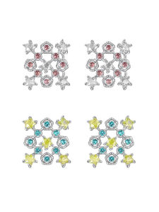 TOGGLER | Square Colorful Earrings