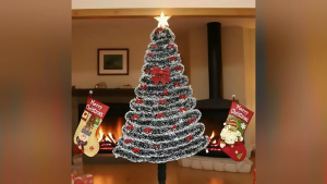 SG Specool® 2M Christmas Decoration Bar Tops Ribbon Garland Christmas Tree Ornaments Cane Tinsel Xmas