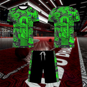 2025 Summer New Brazilian Football Club Training Clothes Quick Drying Childrens Set Football Training Shirt Summer Football Top