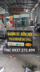 Xe nước sâm 1m28 inox 304 x1 ly TANNGOCCHAU Xe Nước Sâm Cho Kinh Doanh Xe Nước Sâm Bền Chắc Và Tiện Dụng - Lazada