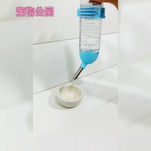 Hamster drinking fountain small pet drinking fountain golden bear rabbit chinchilla water feeder 60-250ML hanging kettle