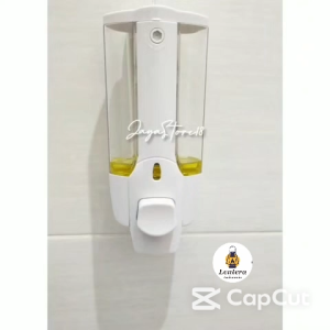 Dispenser Sabun Cair 1 Tabung Tempat Sabun Shampoo Dispenser sabun Dinding Hotel Restoran Minimalis