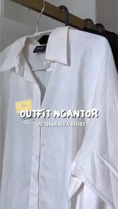 Ghanimi - Laisya Shirt / Kemeja Kerja Oversize Polos