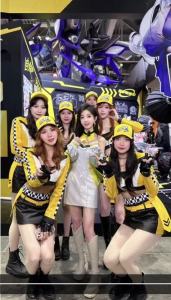 QQ Fly Car Cosplay Racing Suit Womens Costume Sister Costume Play Game Origin Cute Style Stock Available Purple Dance Brand