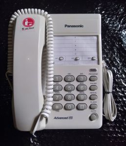 Pesawat Telpon telphone Panasonic KX-T2371 bekas second - Putih