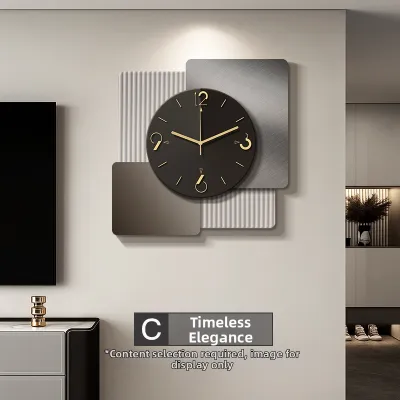 HAIMASHENGKANG | Luxurious Wall Clock for Living Room & Dining Area