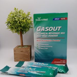 NatureWell Gasout Botanical Beverage Mix Beet-Root Powder with Kombucha Powder 15mlx30 sachets EXP 01/28 ~ No Artificial Flavouring. No White Sugar.