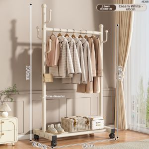 JIAJIESHI | Mobile Sturdy Indoor Bedroom Clothes Hat Rack