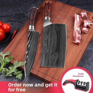 CMGF | Damarascus Yangjiang Style Household Stainless Steel Sharp Knife