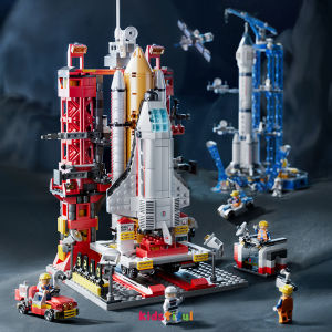 1000Pcs Blocks Toys Large Space Shuttle Rocket with Astronaut Minifigures Building Blocks Educational Toys for Kids