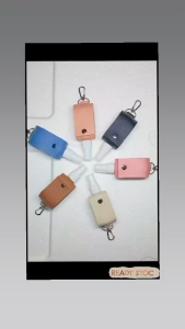 Personalized Leather Alcohol Spray Holder I NameStamp /30ml Bottle spray included /Refillable I Gift ideas IPersonal use