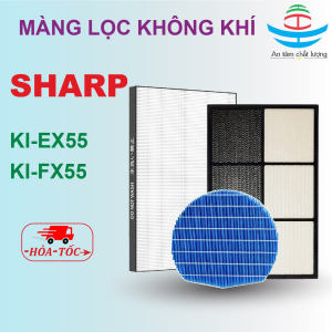 Màng lọc không khí sharp KI-EX55 KI-FX55 Màng lọc hepa màng lọc bù ẩm màng lọc than hoạt tính