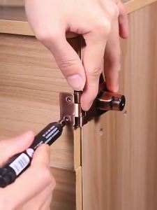 Ổ Khóa Cửa Tủ Bằng Hợp Kim Kẽm Chống Trộm Không Cần Đục Lỗ Tiện Dụng Cho Gia Đình/Văn Phòng SHOPE-Ổ Khóa Cửa-Ổ Khóa Cửa